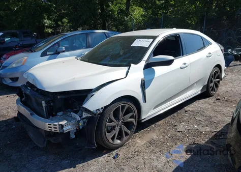 2018 Honda Civic Sport из США, поврежденный, VIN SHHFK7H43JU208573